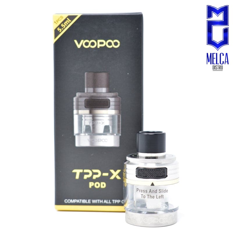 Voopoo TPP X Replacement Pod - Stainless Steel - Coils