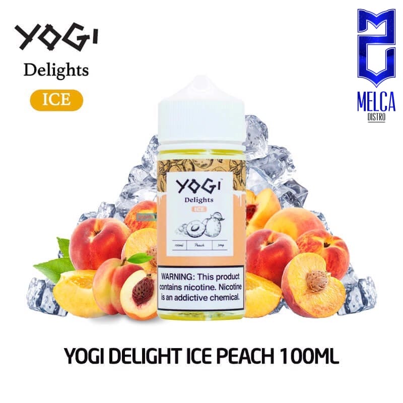 Yogi Delights Peach Ice 100mL - E-Liquids