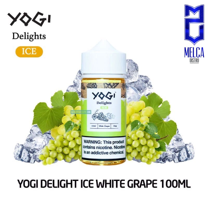 Yogi Delights White Grape Ice 100mL - E-Liquids