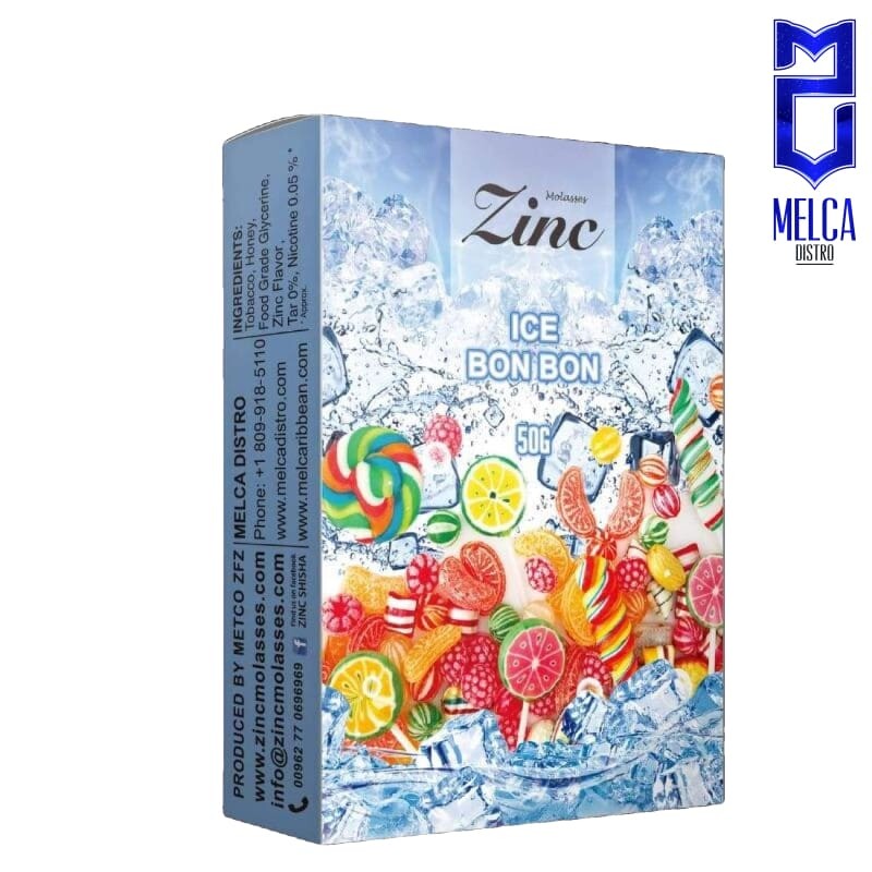 Zinc Ice Bonbon - 10x50g - HOOKAH TOBACCO