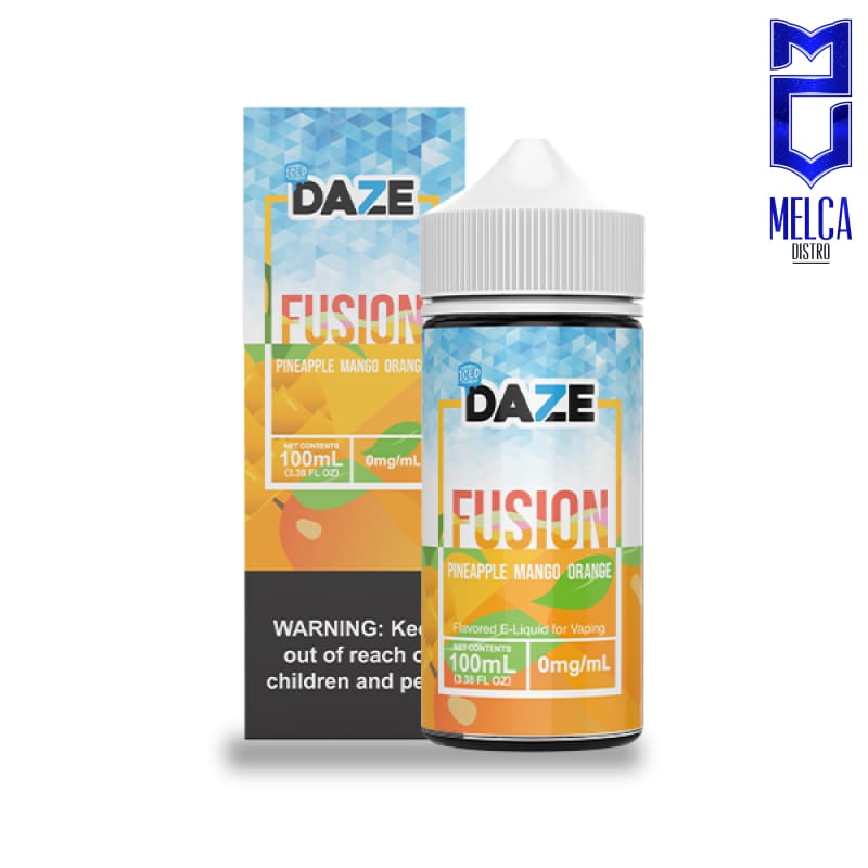 7 Daze Fusion Pineapple Mango Orange ICED 100ml - E-Liquids