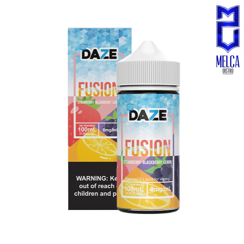7 Daze Fusion Strawberry Blackberry Lemon ICED 100ml - E-Liquids