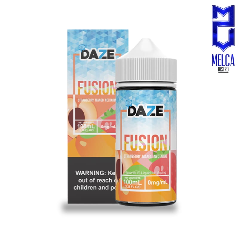 7 Daze Fusion Strawberry Mango Nectarine ICED 100ml - E-Liquids