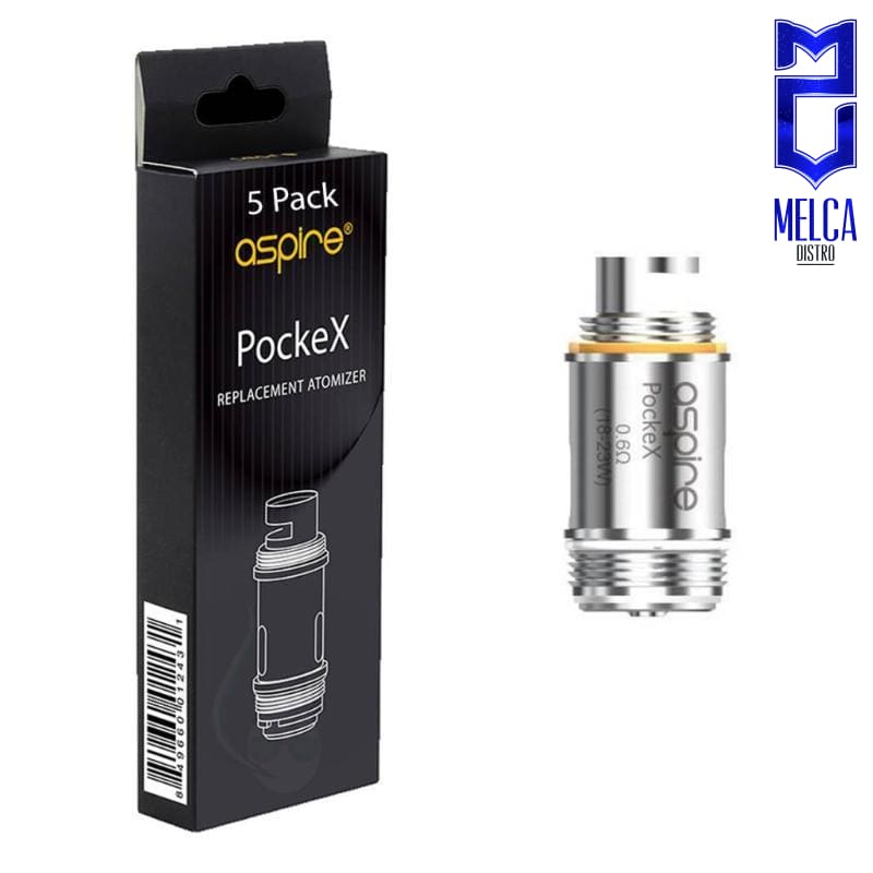 Aspire Pockex Coil 0.6ohm 5-Pack - Coils
