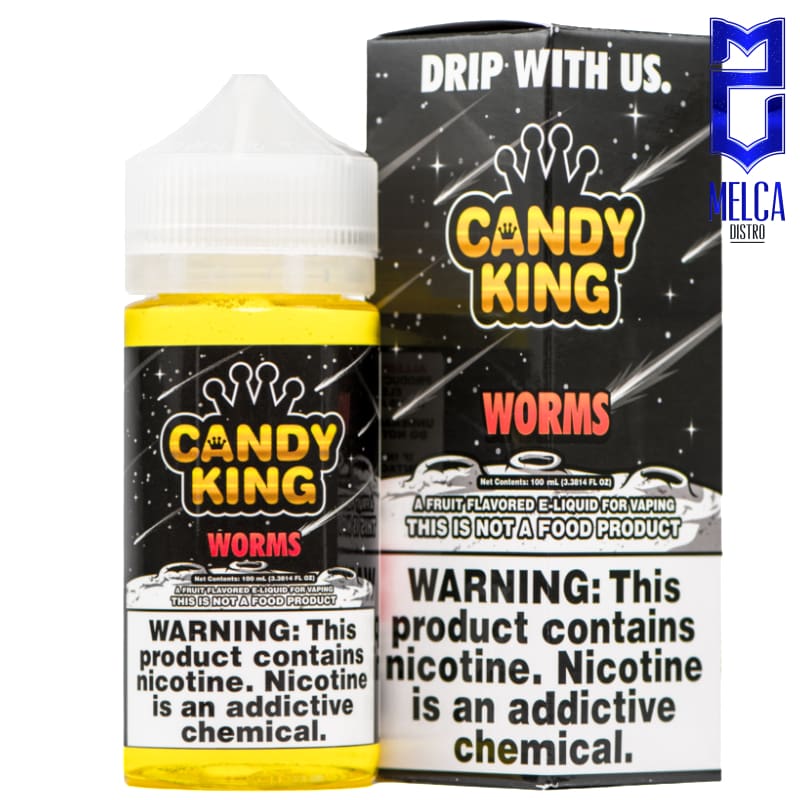 Candy King Sour Worms 100ml - E-Liquids
