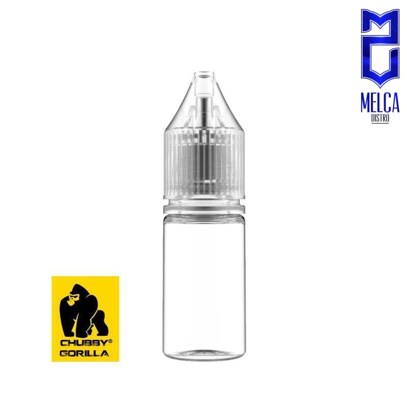 Chubby Gorilla V3 Clear 10ml 100Pack - Unicorn Bottles