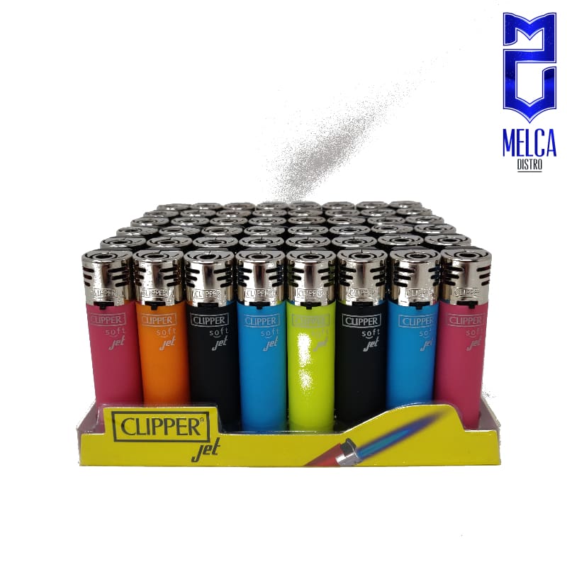 Clipper Lighter Jet Flame Soft Colors 48 Units - Lighters