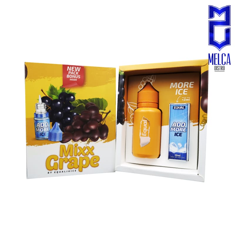 Equal Mixxgrape 60ml + Add More Ice 10ml - E-Liquids