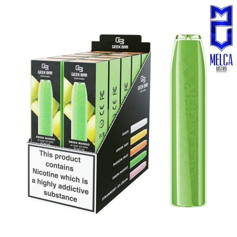 GEEK BAR - 575 PUFF - Green Mango 50MG - Disposables