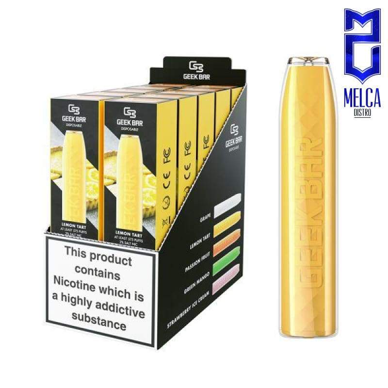 GEEK BAR - 575 PUFF - Lemon Tart 50MG - Disposables