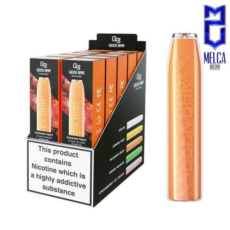 GEEK BAR - 575 PUFF - Passion Fruit 50MG - Disposables