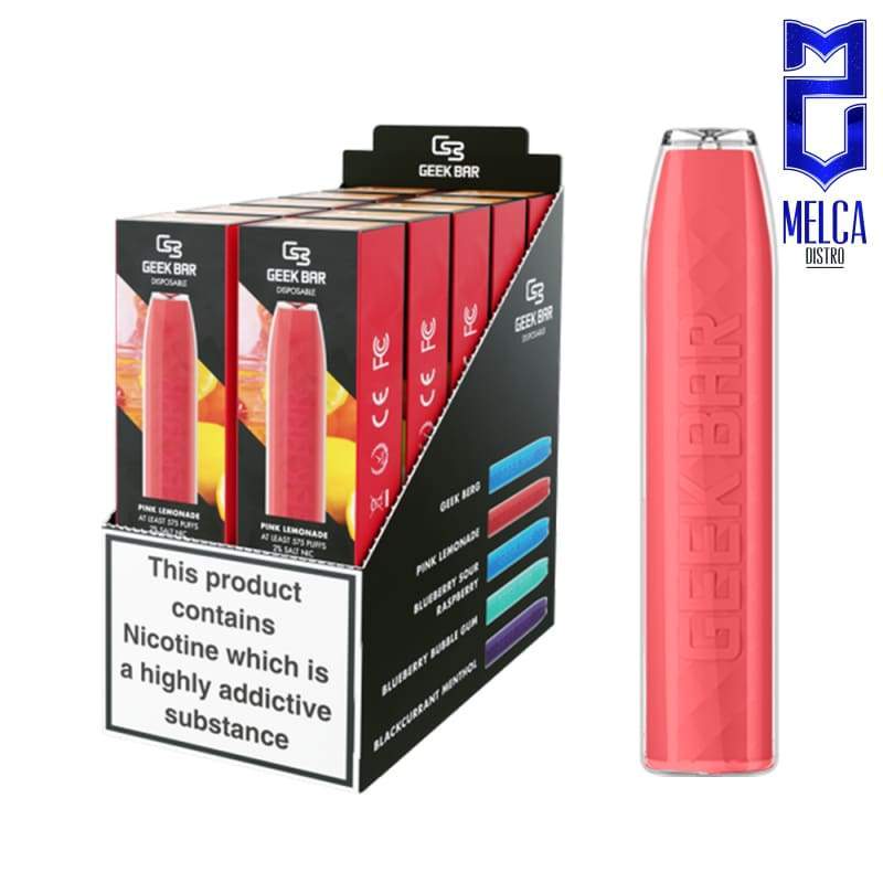 GEEK BAR - 575 PUFF - Pink Lemonade 50MG - Disposables