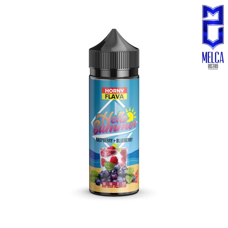 Horny Flava ICE Raspberry Blueberry 120ml - E-Liquids