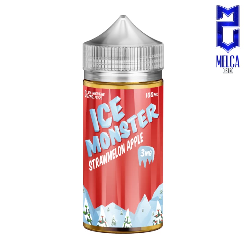 Ice Monster Strawmelon Apple 100ml - E-Liquids