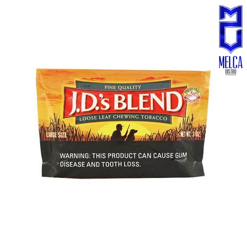 JD’s Blend Chewing Tobacco 12 Bags x 3oz - Original 12 Pack - CHEWING TOBACCO
