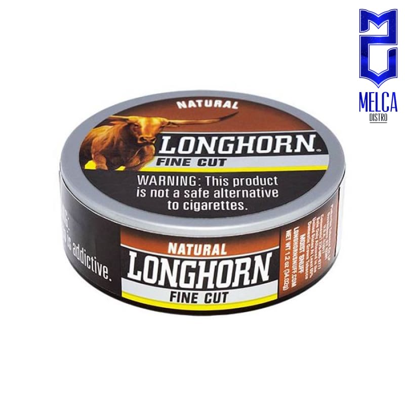 Longhorn Fine Cut Tobacco 5 Pack - NATURAL 5 PACK - CHEWING TOBACCO