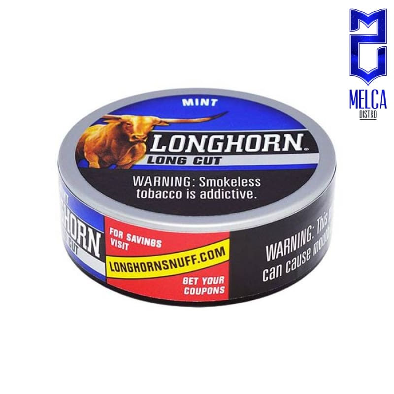 Longhorn Long Cut Tobacco 5 Pack - MINT 5 PACK - CHEWING TOBACCO