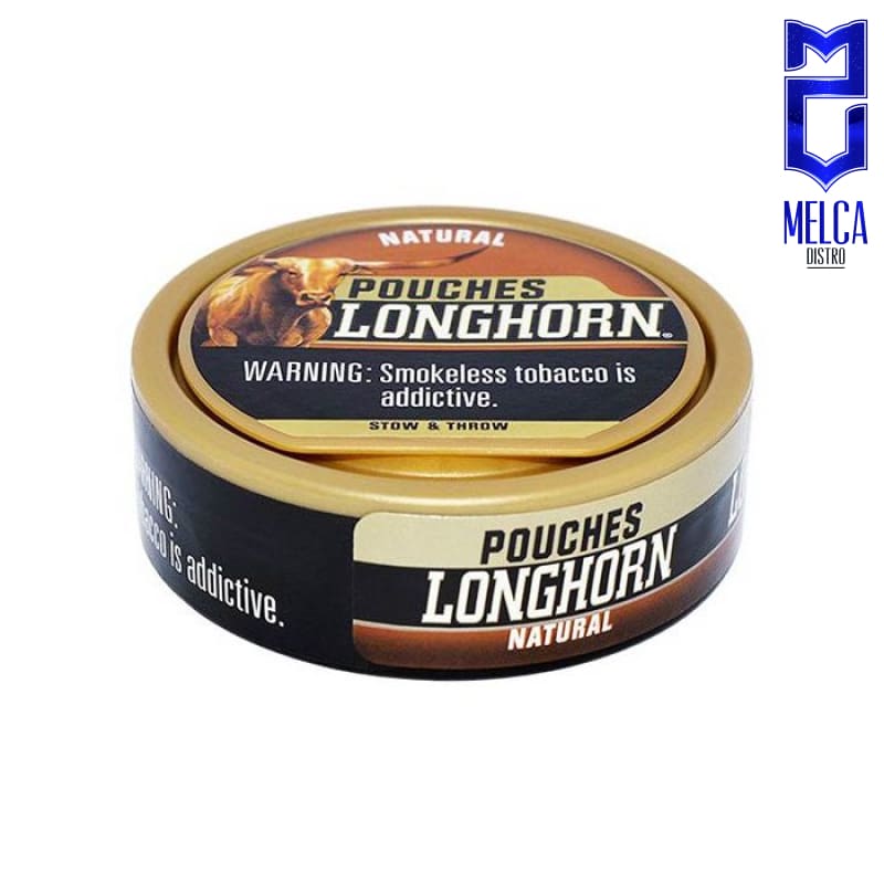 Longhorn Pouch Tobacco 5 Pack - NATURAL 5 PACK - CHEWING TOBACCO