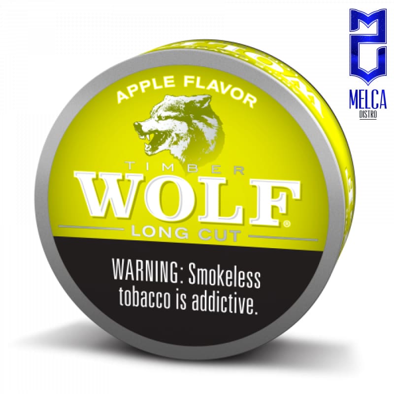 Timberwolf Long Cut Tobacco 5 Pack - APPLE 5 PACK - CHEWING TOBACCO
