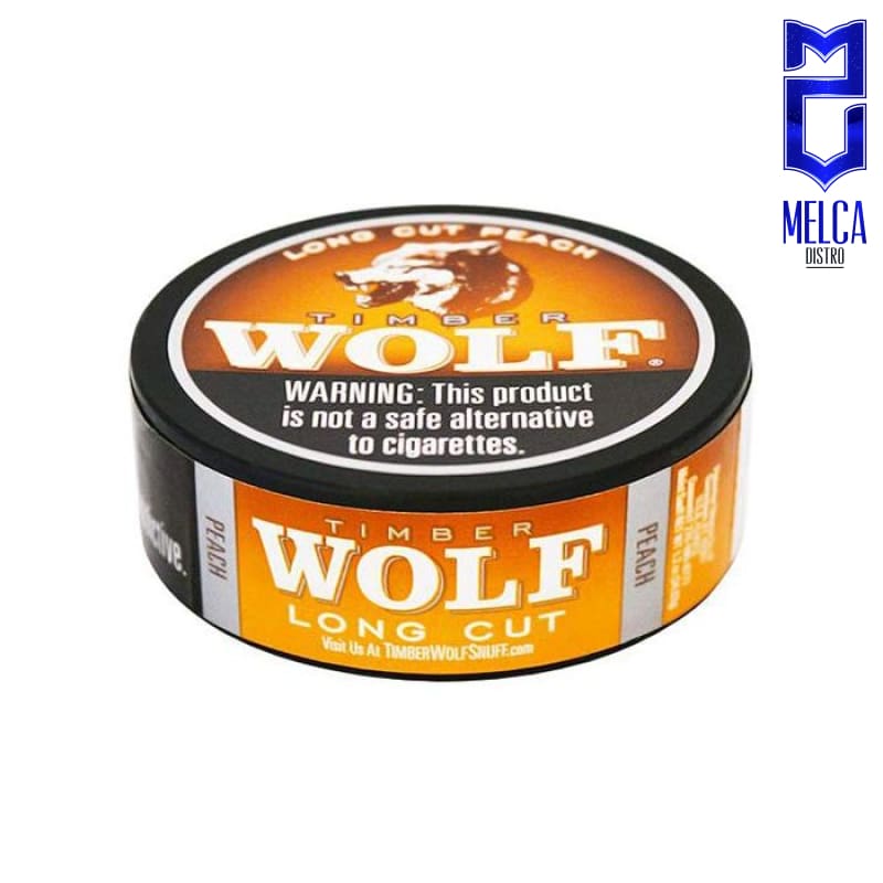 Timberwolf Long Cut Tobacco 5 Pack - PEACH 5 PACK - CHEWING TOBACCO