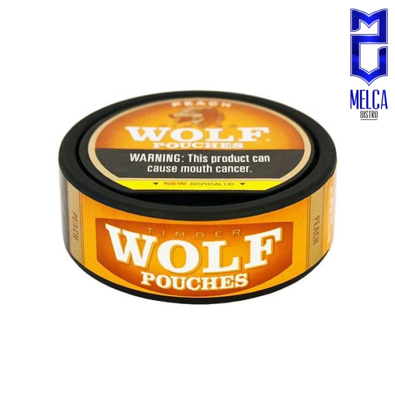 Timberwolf Pouch Tobacco 5 Pack - PEACH 5 PACK - CHEWING TOBACCO