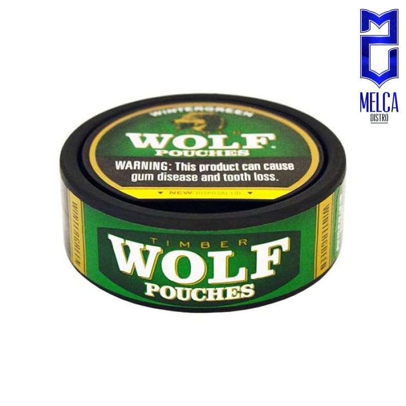 Timberwolf Pouch Tobacco 5 Pack - WINTERGREEN 5 PACK - CHEWING TOBACCO