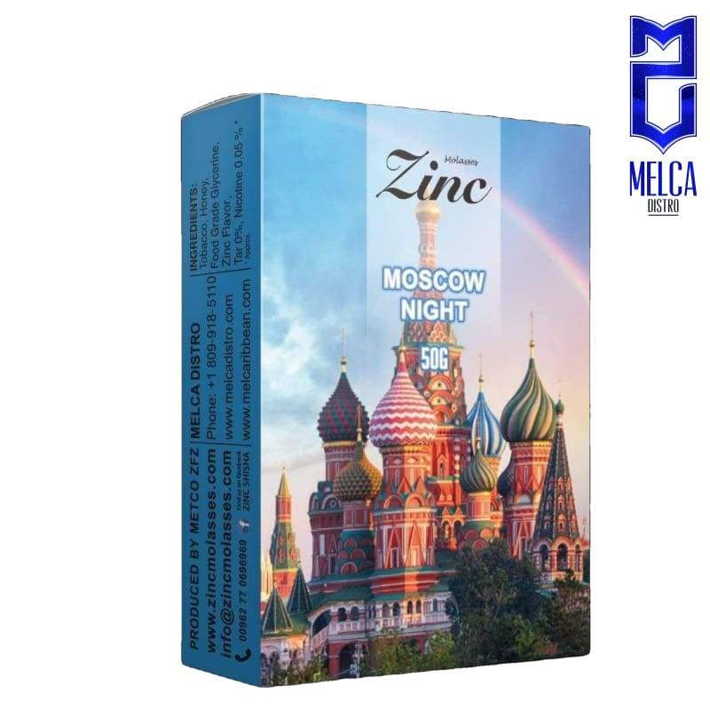 Zinc Moscow Night - 10x50g - HOOKAH TOBACCO